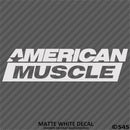 American Muscle Classic Car Show Vinyl Decal