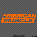 American Muscle Classic Car Show Vinyl Decal