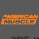 American Muscle Classic Car Show Vinyl Decal