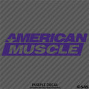 American Muscle Classic Car Show Vinyl Decal
