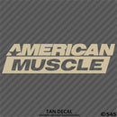 American Muscle Classic Car Show Vinyl Decal