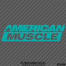 American Muscle Classic Car Show Vinyl Decal