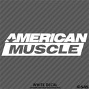American Muscle Classic Car Show Vinyl Decal