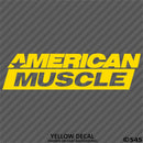 American Muscle Classic Car Show Vinyl Decal