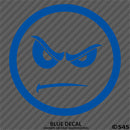 Angry Smiley Face Automotive Vinyl Decal