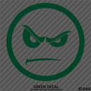 Angry Smiley Face Automotive Vinyl Decal