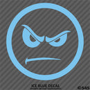 Angry Smiley Face Automotive Vinyl Decal