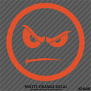 Angry Smiley Face Automotive Vinyl Decal