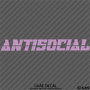 Antisocial JDM Style Vinyl Decal
