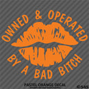 Owned And Operated By A Bad Bitch Vinyl Decal