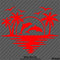 Sunset Tropical Island Beach Scene Dolphins And Seagulls Vinyl Decal