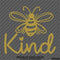 Bee Kind Cute Honey Bee Vinyl Decal