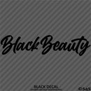 Black Beauty Automotive Vinyl Decal