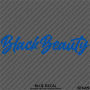 Black Beauty Automotive Vinyl Decal