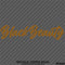 Black Beauty Automotive Vinyl Decal