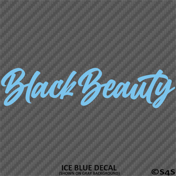 Black Beauty Automotive Vinyl Decal