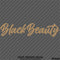 Black Beauty Automotive Vinyl Decal