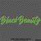 Black Beauty Automotive Vinyl Decal