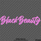 Black Beauty Automotive Vinyl Decal