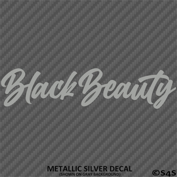 Black Beauty Automotive Vinyl Decal