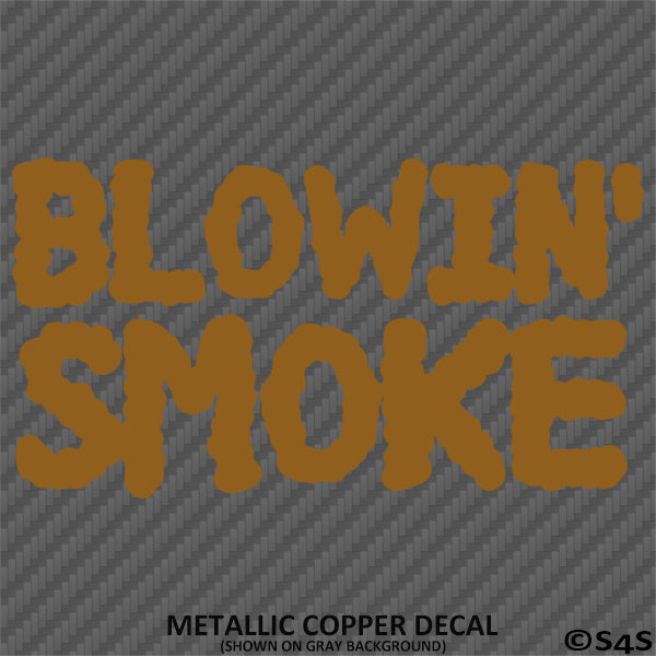 Smoke Machine Decals Blowin' Smoke Diesel Vinyl Decal – S4S Designs
