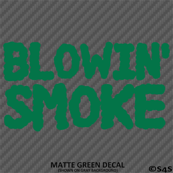 Smoke Machine Decals Blowin' Smoke Diesel Vinyl Decal – S4S Designs