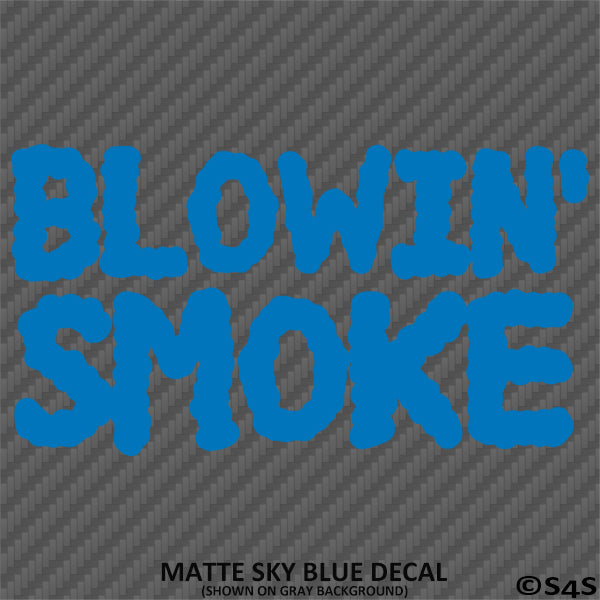 Smoke Machine Decals Blowin' Smoke Diesel Vinyl Decal – S4S Designs