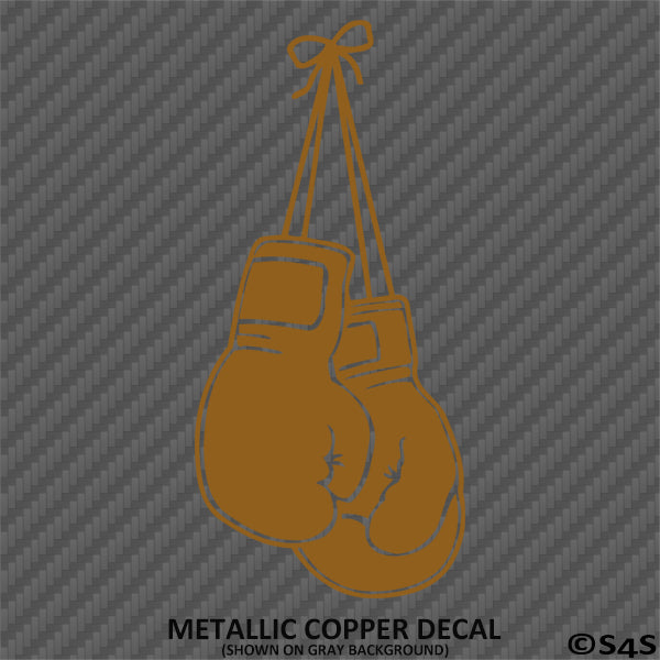 Boxing Gloves Sports Silhouette Vinyl Decal
