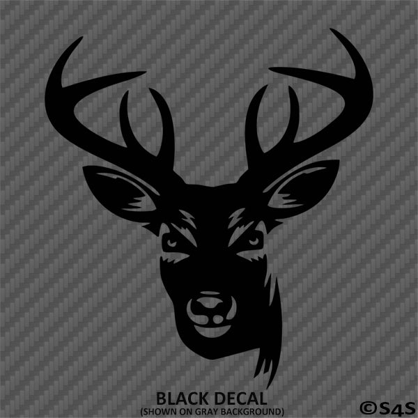 Buck Silhouette Hunting Vinyl Decal