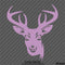 Buck Silhouette Hunting Vinyl Decal