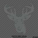 Buck Silhouette Hunting Vinyl Decal