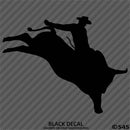 Bull Rider Silhouette Rodeo Vinyl Decal