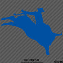 Bull Rider Silhouette Rodeo Vinyl Decal