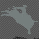Bull Rider Silhouette Rodeo Vinyl Decal