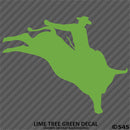 Bull Rider Silhouette Rodeo Vinyl Decal