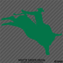 Bull Rider Silhouette Rodeo Vinyl Decal