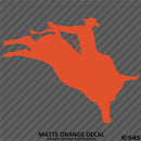 Bull Rider Silhouette Rodeo Vinyl Decal