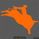 Bull Rider Silhouette Rodeo Vinyl Decal