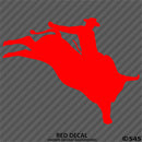 Bull Rider Silhouette Rodeo Vinyl Decal
