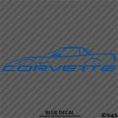 C5 Chevy Corvette Hard Top Silhouette Vinyl Decal