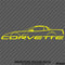 C5 Chevy Corvette Hard Top Silhouette Vinyl Decal