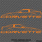 C5 Chevy Corvette Hatchback Silhouette (PAIR) Vinyl Decal