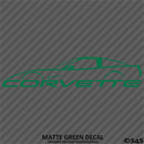 C5 Chevy Corvette Hatchback Silhouette Vinyl Decal