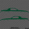Chevy Camaro 3rd Gen Iroc-Z Z28 Silhouette Car Silhouette Vinyl Decal (PAIR)