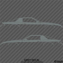 Chevy Camaro 3rd Gen Iroc-Z Z28 Silhouette Car Silhouette Vinyl Decal (PAIR)