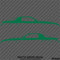Chevy Camaro 3rd Gen Iroc-Z Z28 Silhouette Car Silhouette Vinyl Decal (PAIR)
