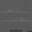 Chevy Camaro 3rd Gen Iroc-Z Z28 Silhouette Car Silhouette Vinyl Decal (PAIR)