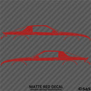 Chevy Camaro 3rd Gen Iroc-Z Z28 Silhouette Car Silhouette Vinyl Decal (PAIR)