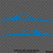 Chevy Camaro 3rd Gen Iroc-Z Z28 Silhouette Car Silhouette Vinyl Decal (PAIR)