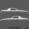 Chevy Camaro 3rd Gen Iroc-Z Z28 Silhouette Car Silhouette Vinyl Decal (PAIR)